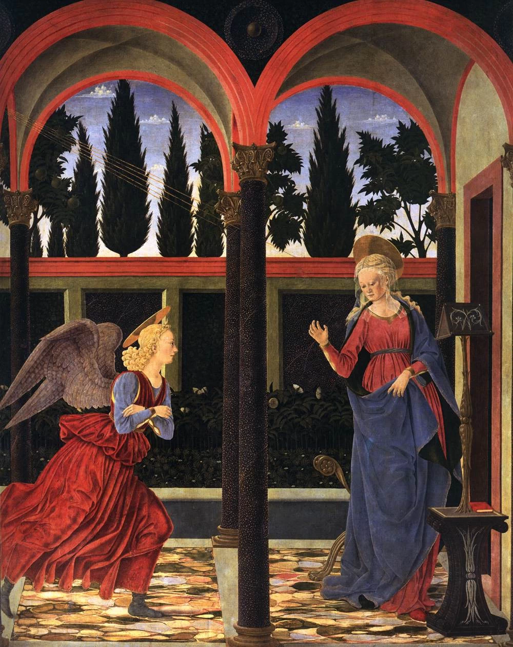 Annunciazione - Galleria degli Uffizi, Firenze